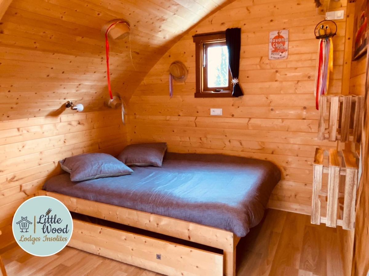 Little Wood Lodges Insolites Bailly-aux-Forges Bagian luar foto