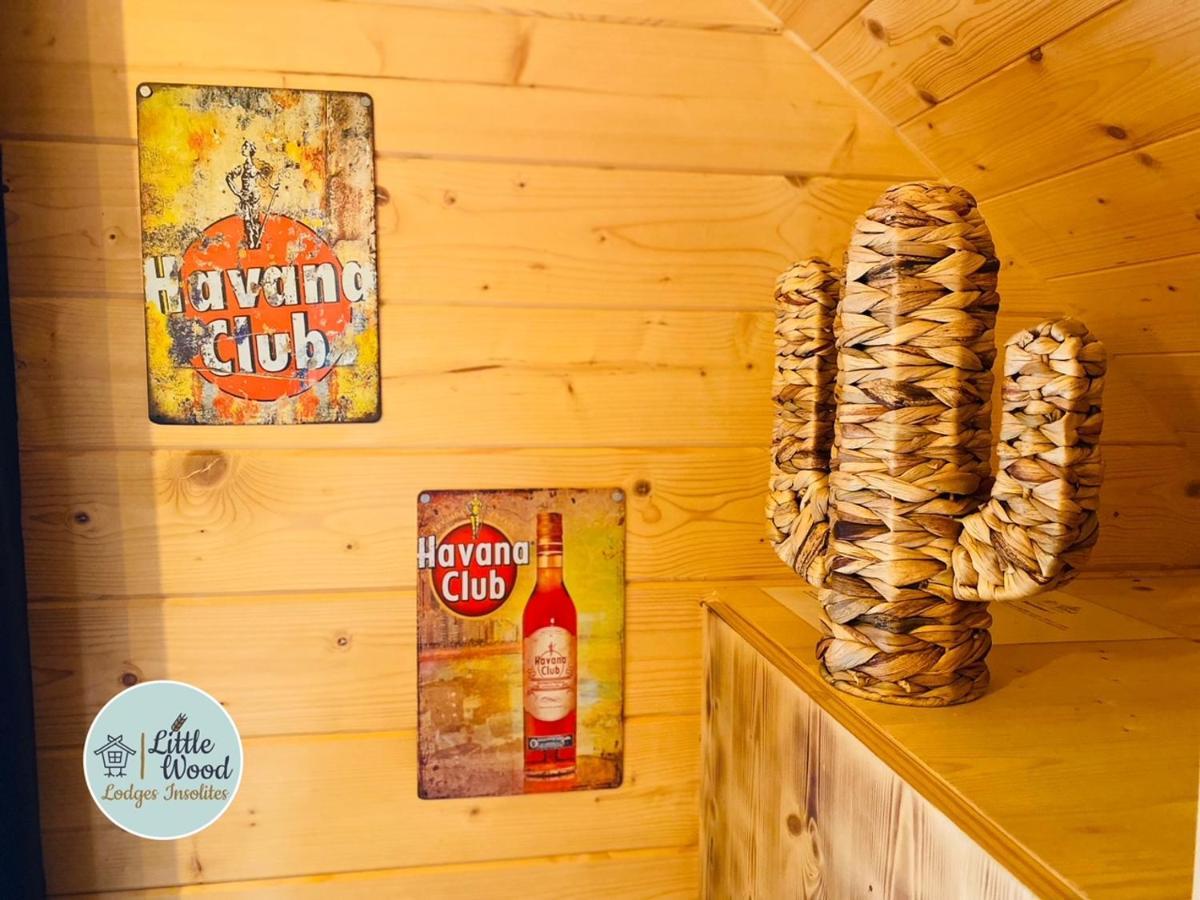 Little Wood Lodges Insolites Bailly-aux-Forges Bagian luar foto