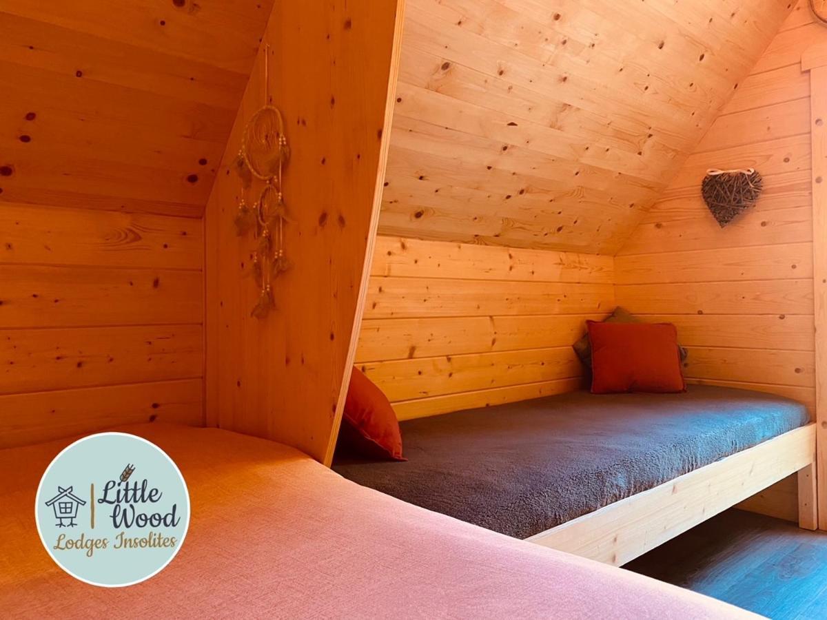 Little Wood Lodges Insolites Bailly-aux-Forges Bagian luar foto
