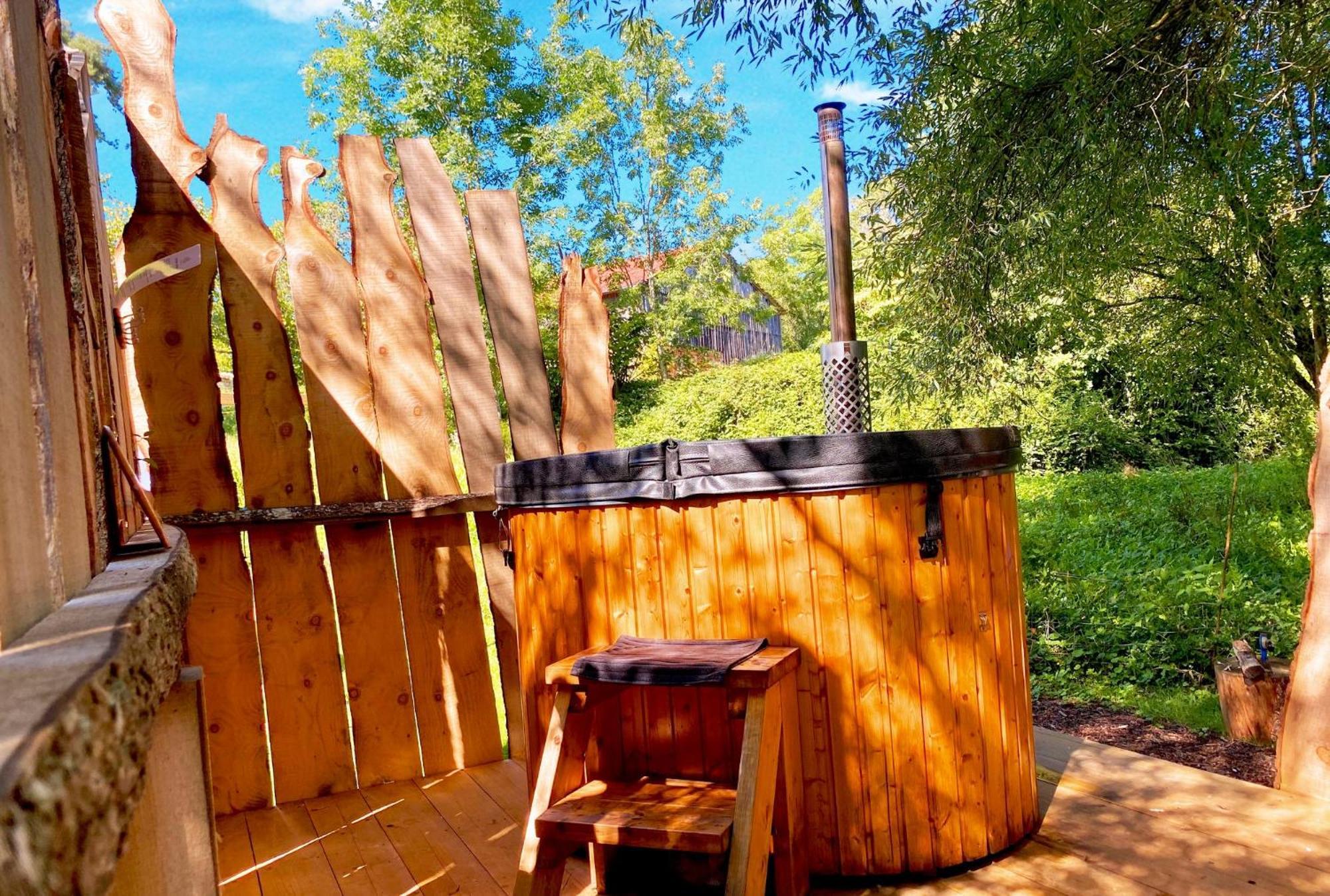 Little Wood Lodges Insolites Bailly-aux-Forges Bagian luar foto
