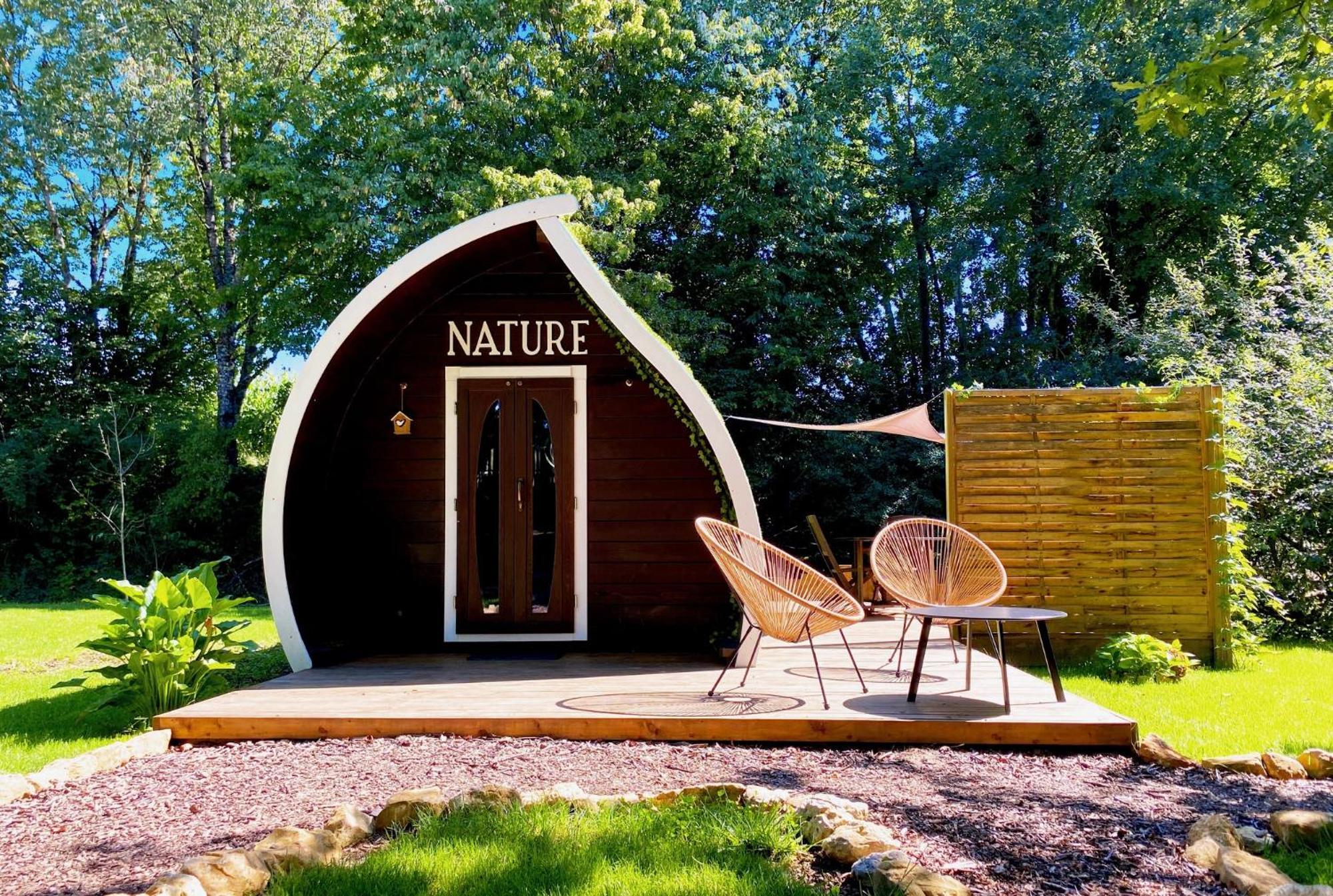Little Wood Lodges Insolites Bailly-aux-Forges Bagian luar foto